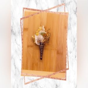 Custom Made Silk Boutonniere